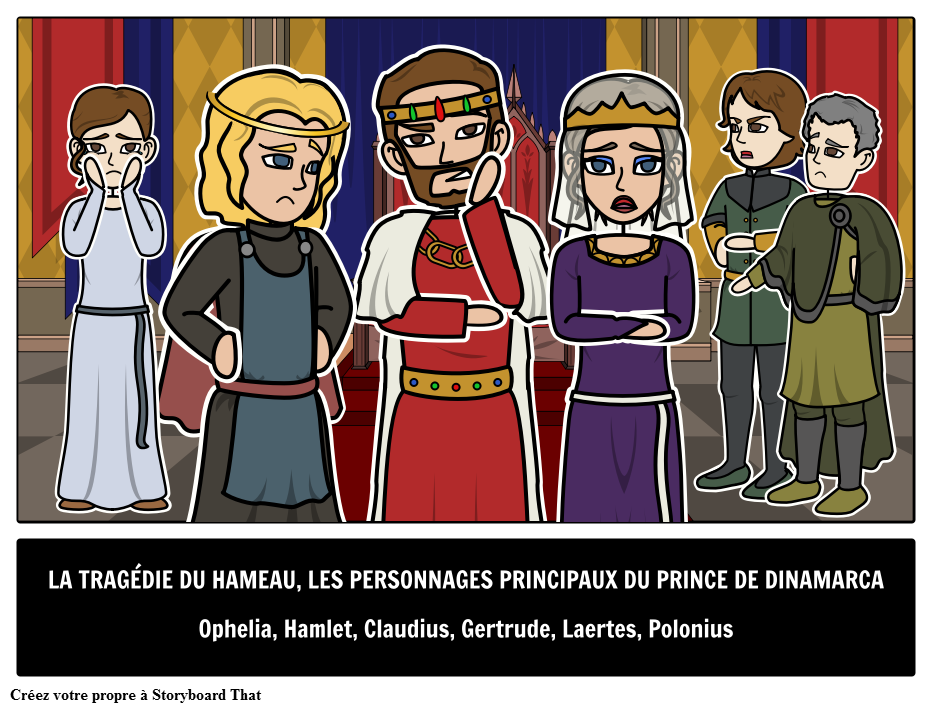 Hamlet Personnages Principaux Storyboard Von Fr Examples