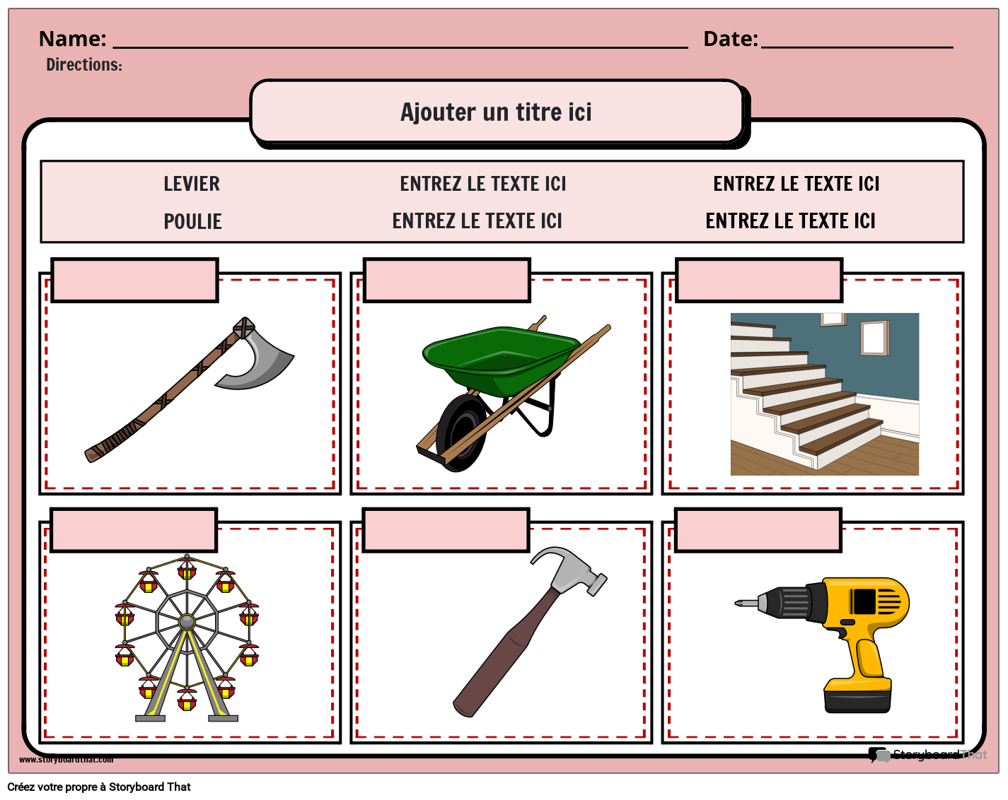 exemples de poulies machines simples