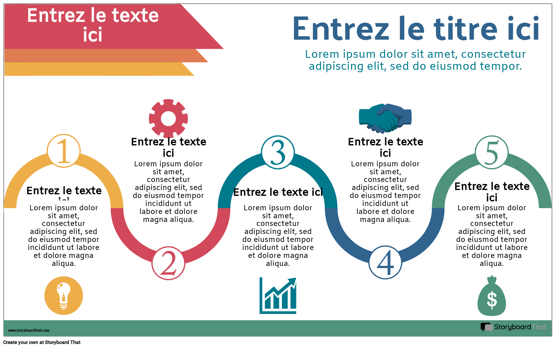 Infographie de L&#39;organigramme 2