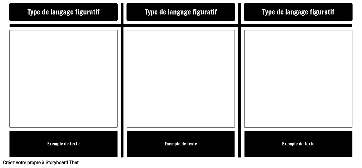 Modèle D&#39;exemples de Langage Figuratif