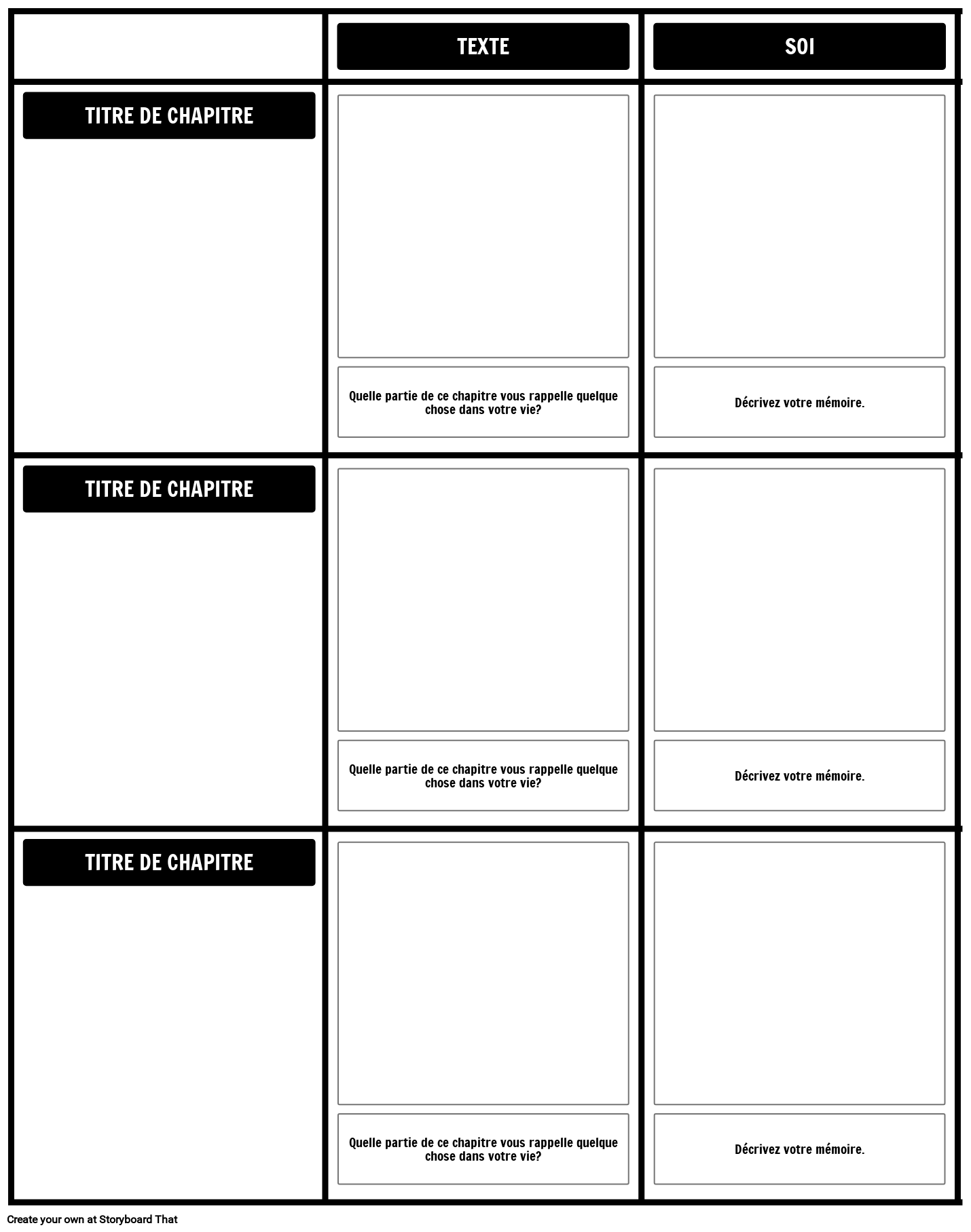 Modèle de Texte en Grille Automatique