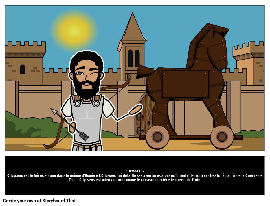 Ulysse Mythologie Grecque Storyboard par frexamples