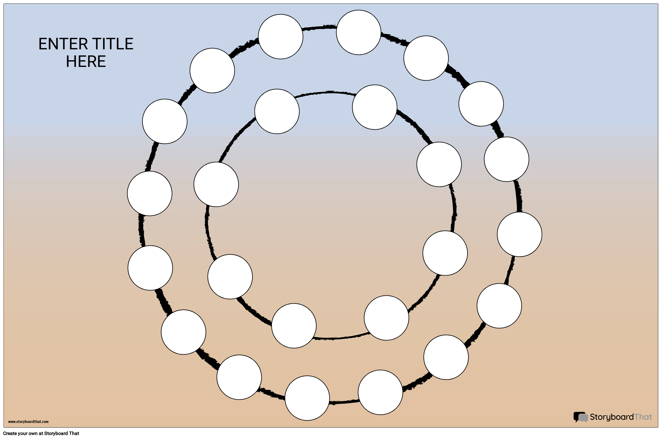 Plateau de jeu de Cercle