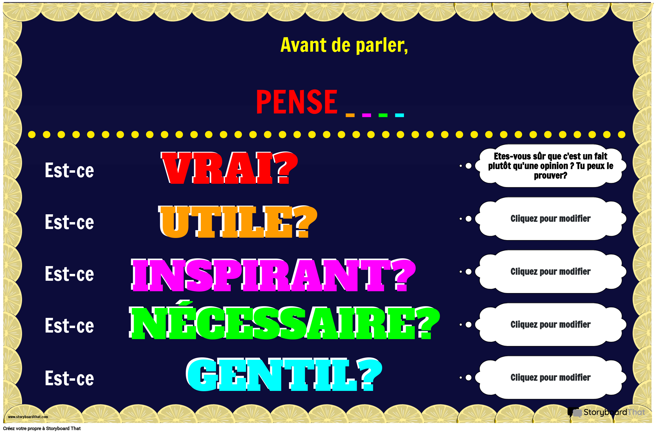 R fl chissez Avant De Parler Poster De Motivation r-fl-chissez-avant-de-parler-poster-de-motivation