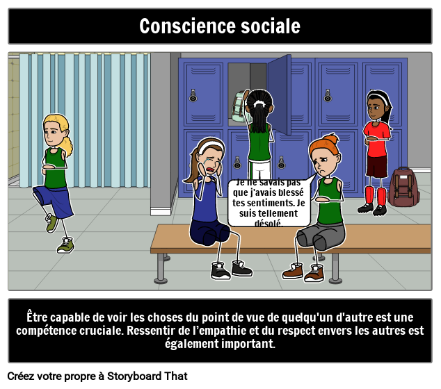 SEL : Conscience Sociale Storyboard par fr-examples