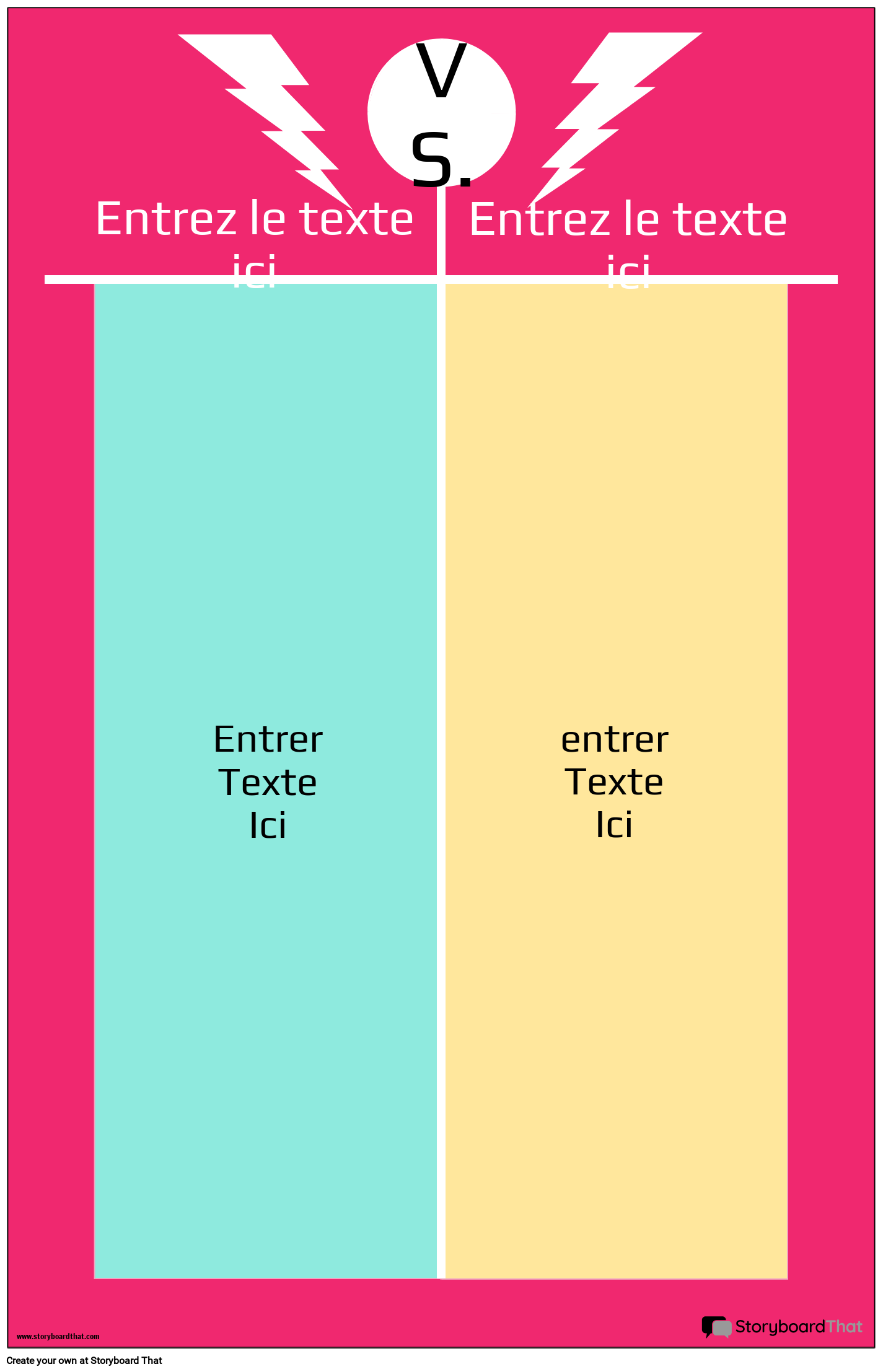 Tableau d ancrage vs storyboard by fr examples