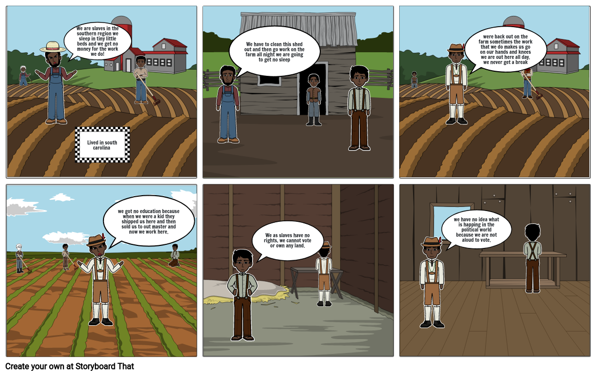 Colonial Life Comic Strip Storyboard by fulkaj28