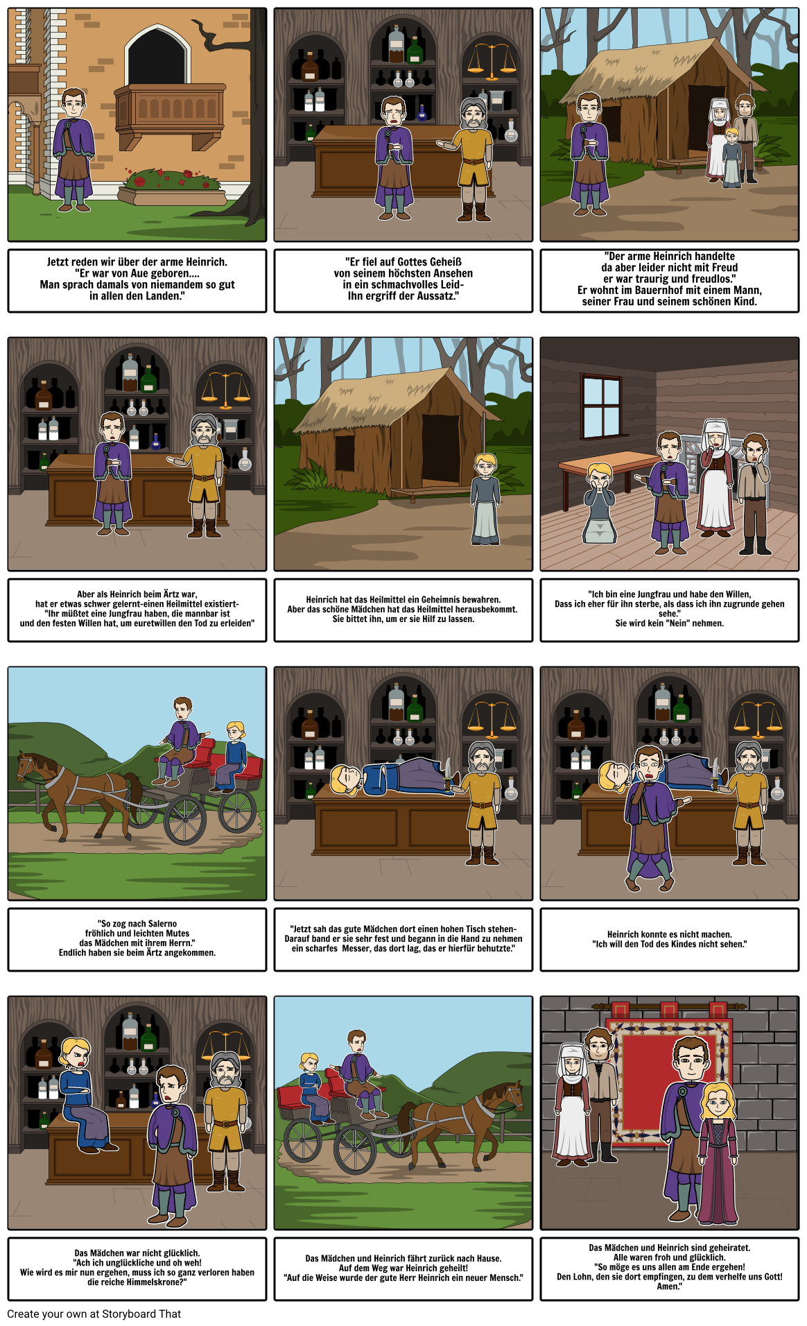 Der Arme Heinrich القصة المصورة من قبل Gabbymetzger