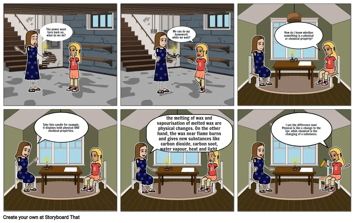 Chemical & Physical Properties Comic Strip