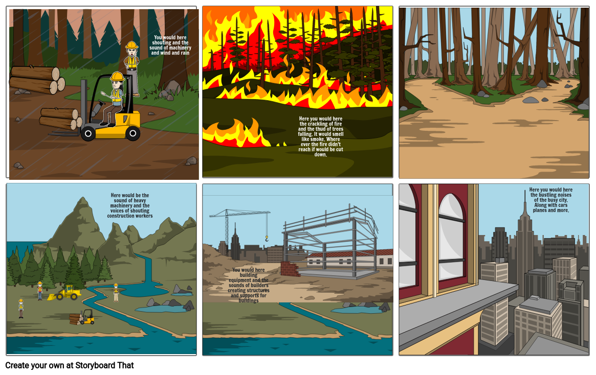 Deforestation Storyboard by gblower1