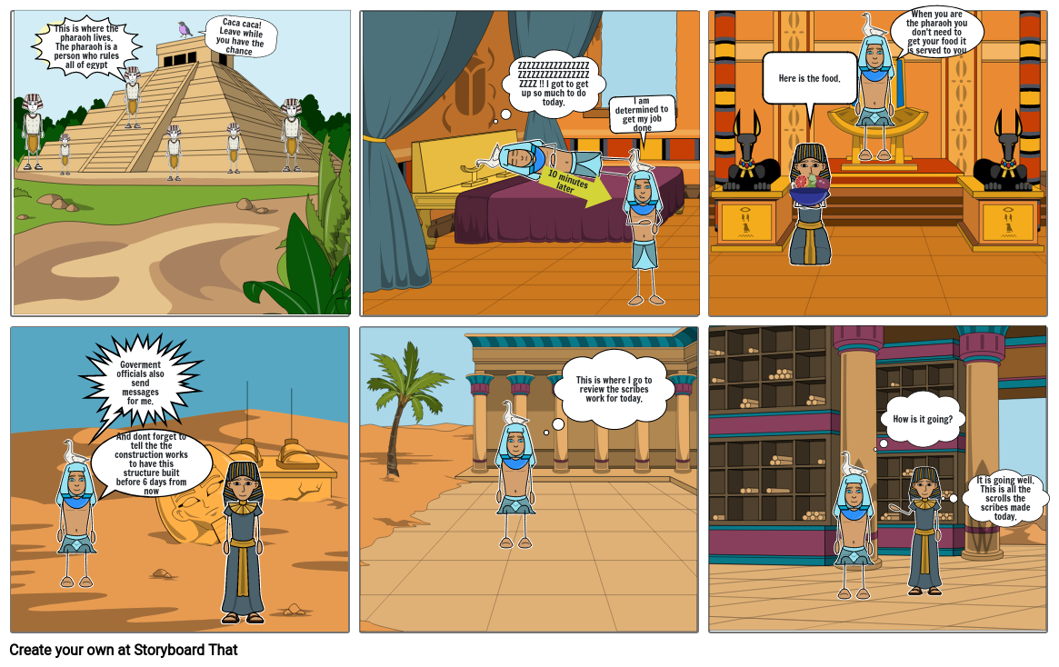 Ancient Egyptian Government Storyboard By Gees40413