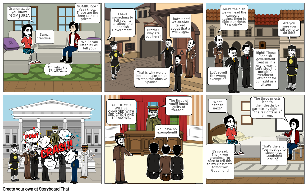 Tonog_ Comic Strips (GOMBURZA) Storyboard by geraldine95995