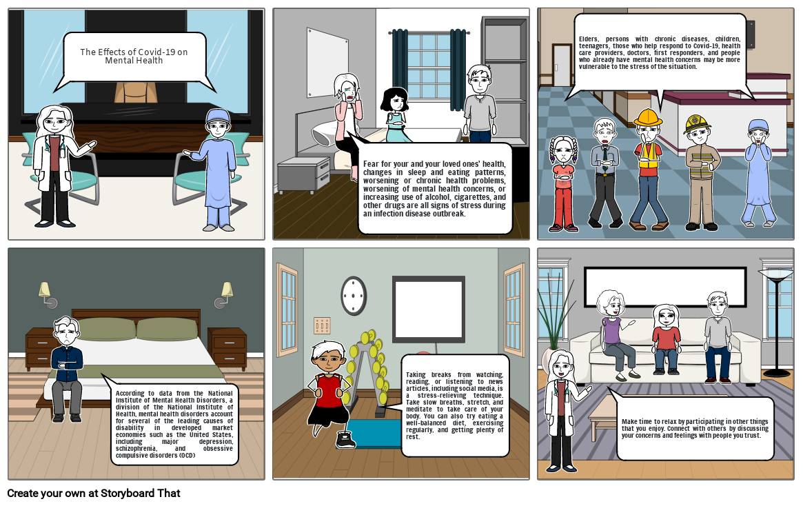 Meantal health during pandemic Storyboard by gizelle