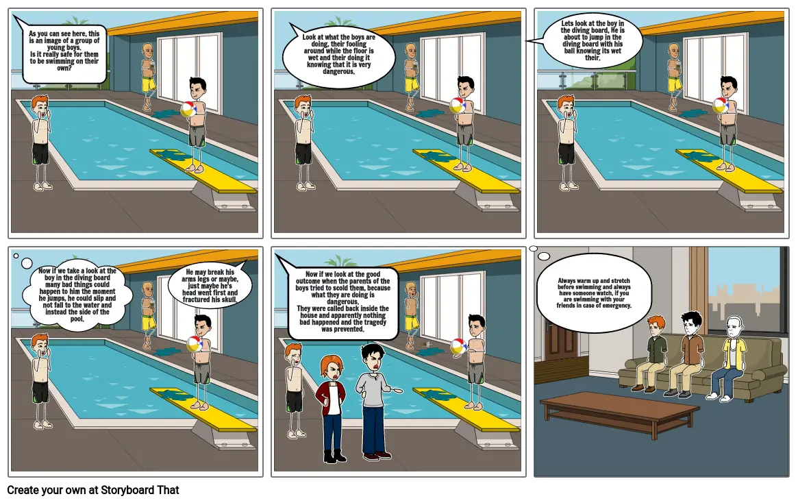 WATER SAFETY STORYBOARD!