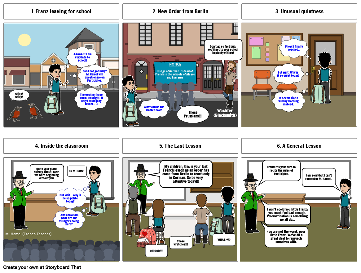 THE LAST LESSON Storyboard par gursharanvir