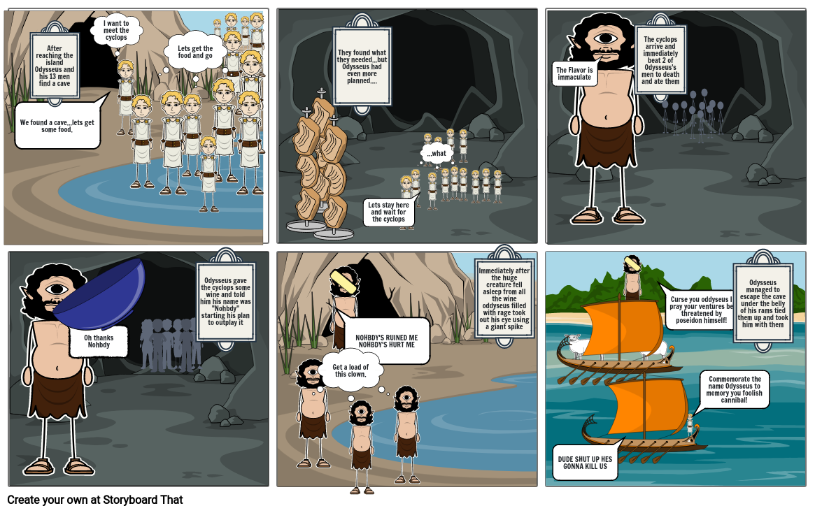 Cyclops Island Storyboard by hairyyeti69