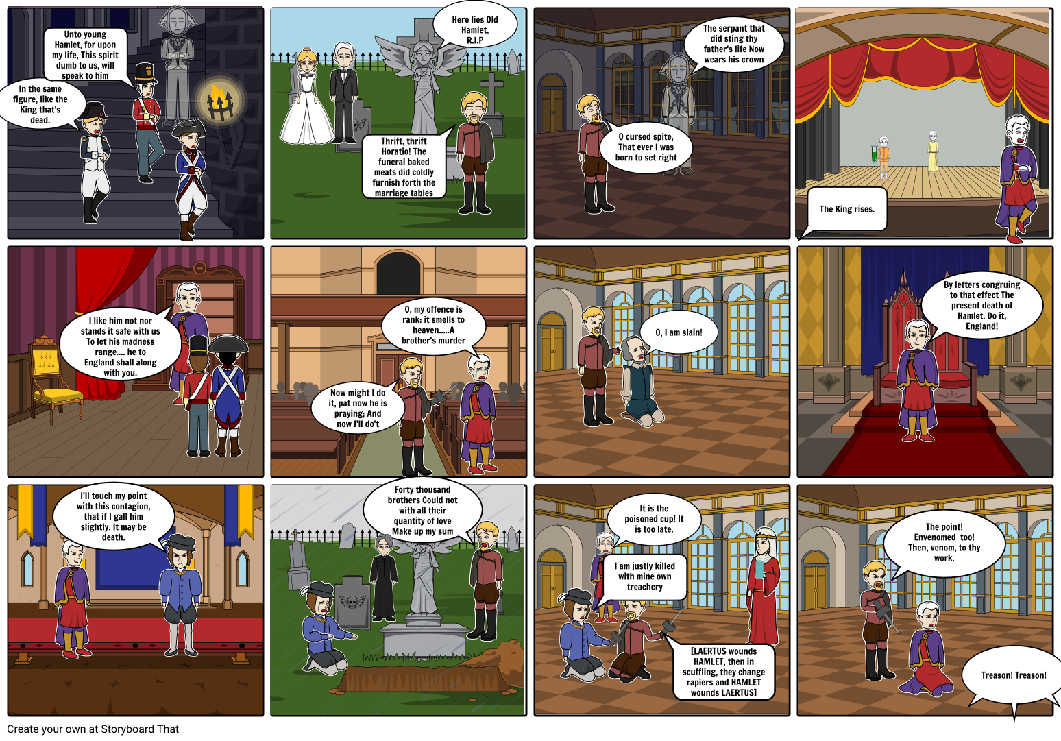 Hamlet Storyboard By Hamletstoryboard