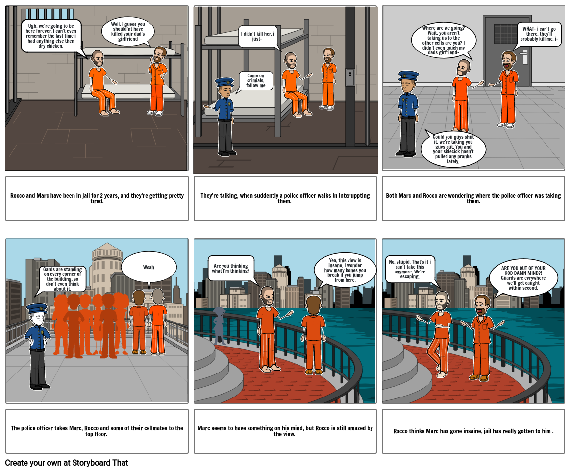 Jail Storyboard by hania07