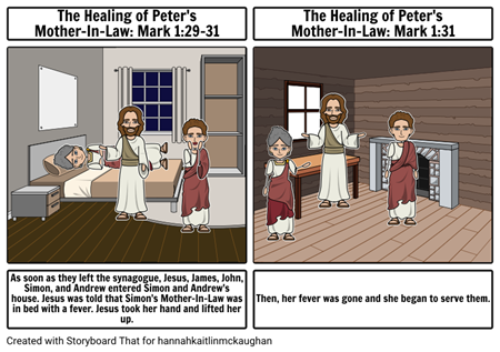 The Healing of Peter's Mother-In-Law: Matthew 8:14-17