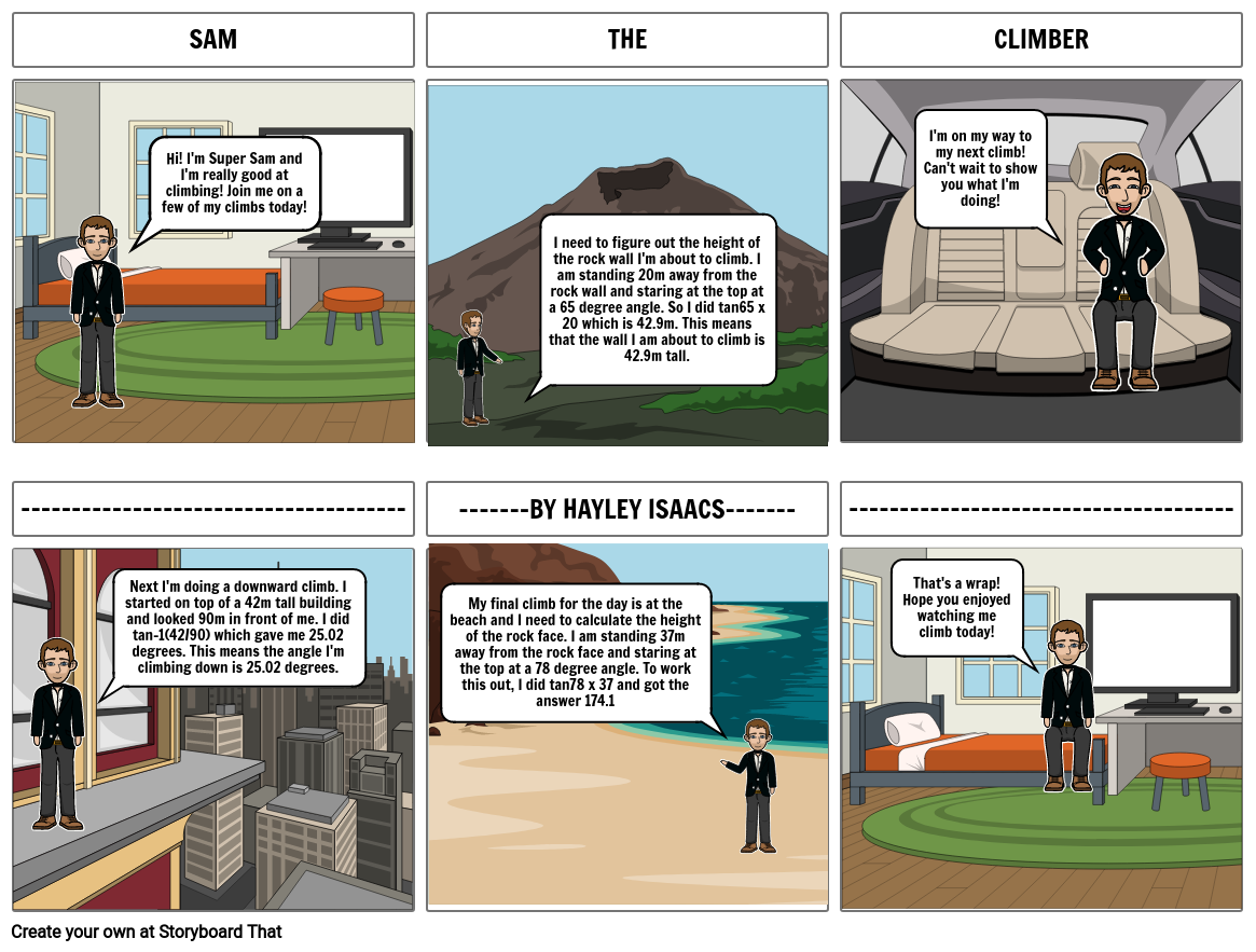 Maths Assignment Storyboard Por Hayleyisaacs
