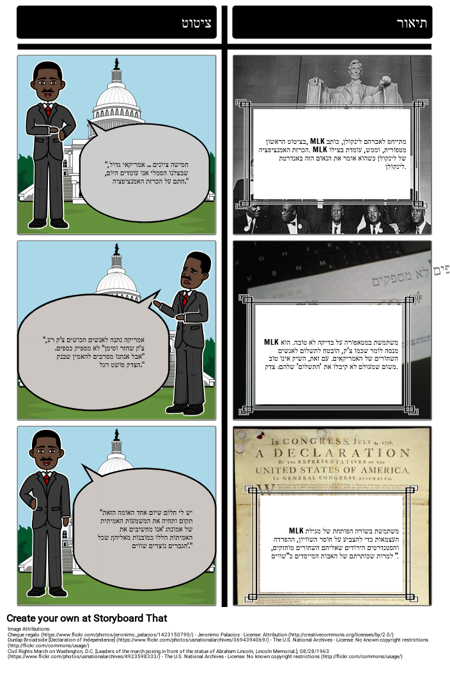 חודש ההיסטוריה השחורה - נאום "יש לי חלום" של MLK