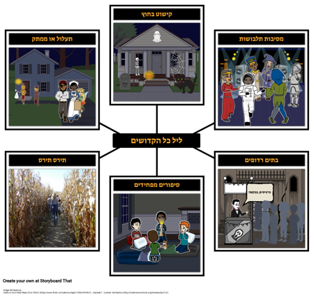 פעילויות ליל כל הקדושים - דרכים לחגוג