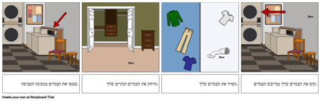ראשית ... דוגמה אחרונה - כביסה בגדים