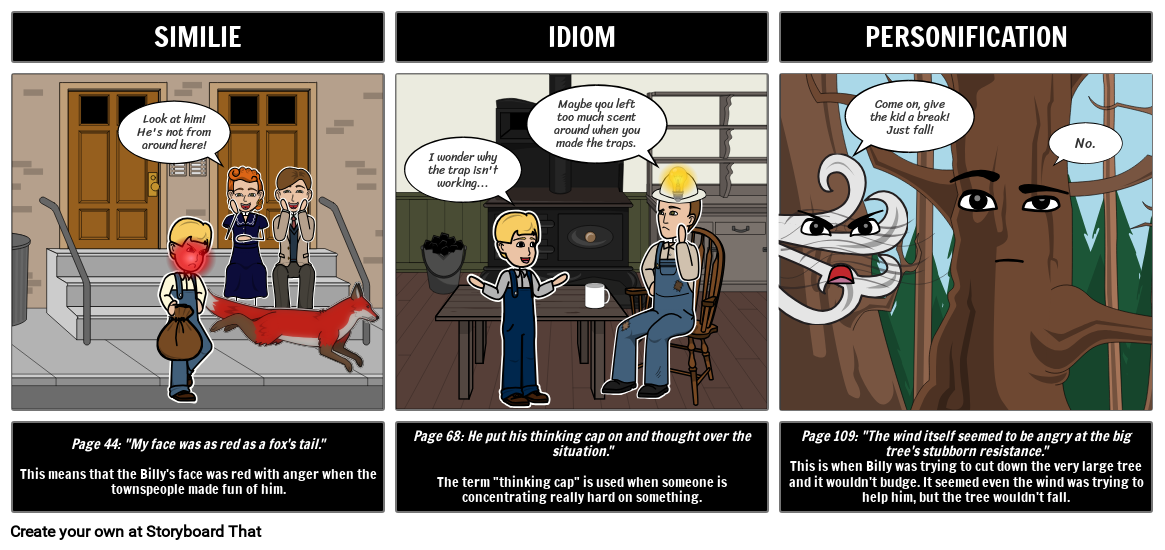 איפה שהשרך האדום גדל שפה פיגורטיבית