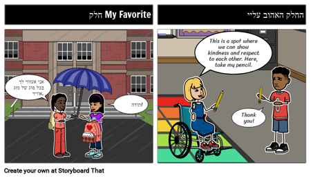 הכיתה שלנו היא סצנה אהובה על המשפחה