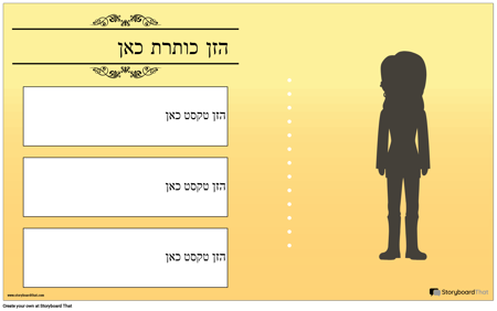 כרזות ביוגרפיה של חסימות טקסטים