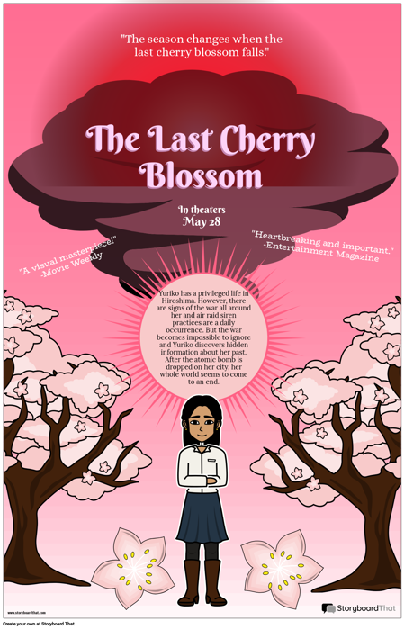 כרזת סרטי פריחת הדובדבן האחרונה