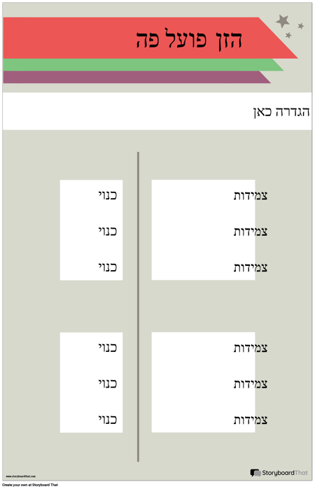 פוסטר קונפיגציה של פועלים