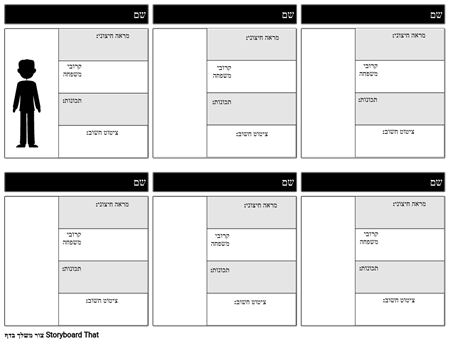 תבנית מפת תווים - בינונית