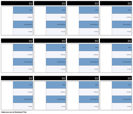 תבנית מפת תווים אולימפית