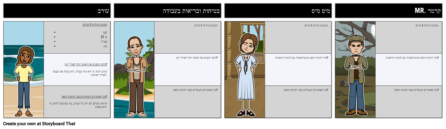 מעבר לדמויות הים הבהירות