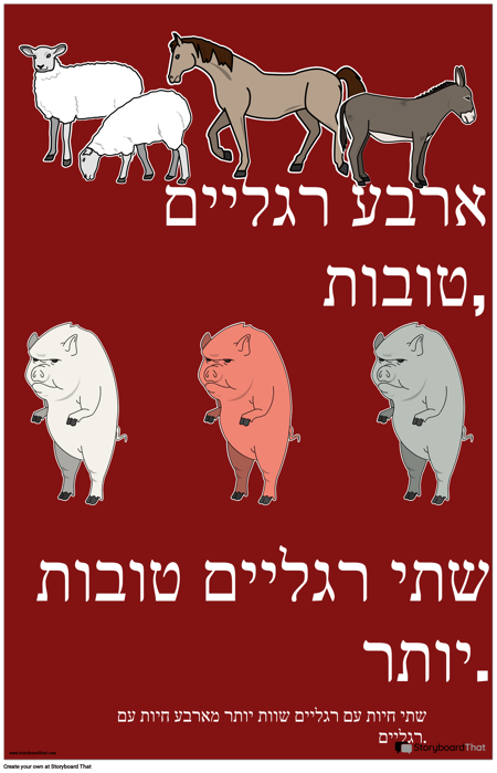 חיה תעמולה תעמולה פוסטר