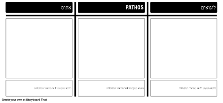 תבנית לוגו של אתוס פתוס