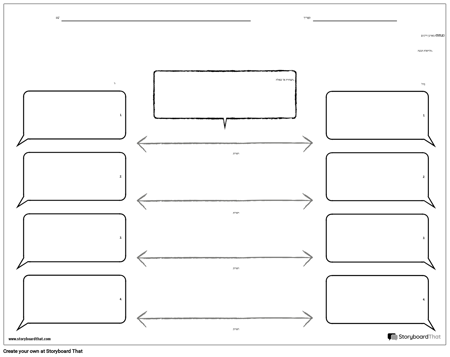 נושא דיון בעד/נגד מארגן