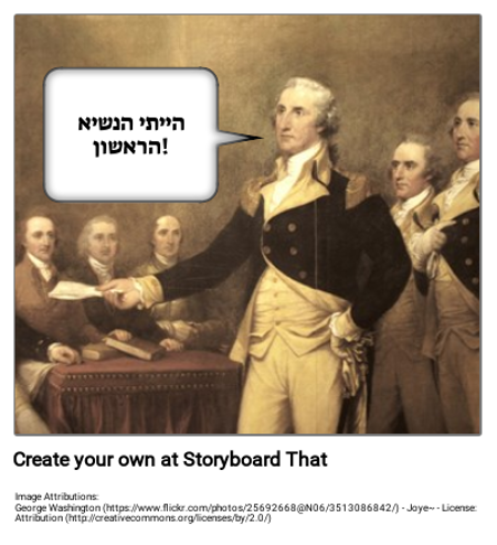 ג'ורג 'וושינגטון דוגמה