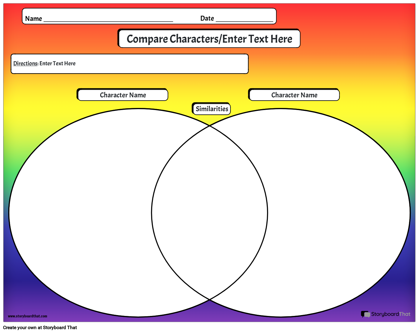 השוואת תווים צבע נוף 1
