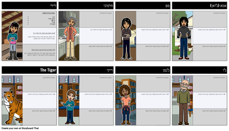 כשאתה לוכד דמויות נמר