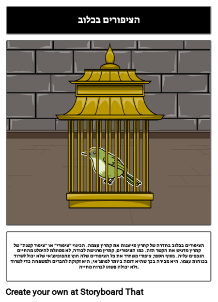 קתרין, נקראה ציפוריזם