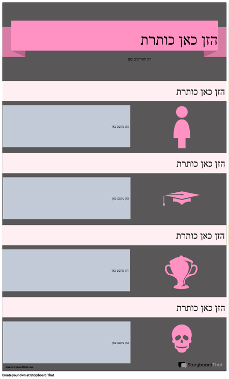 ביוגרפיה אינפוגרפיקה