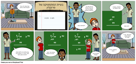 הפחתת מספרים מעורבים