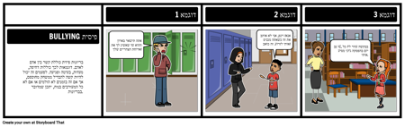 דוגמא בריונות פיזית