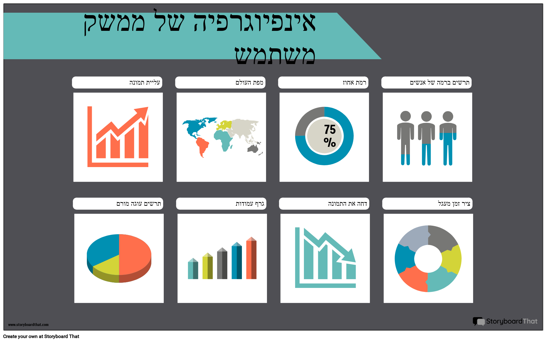 דוגמה של ממשק משתמש Storyboard par he-examples