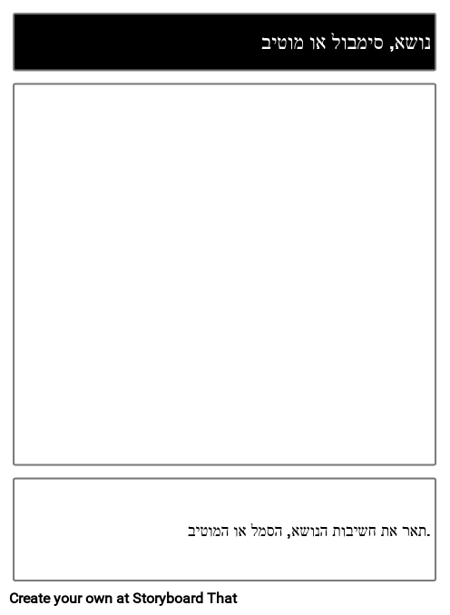 תבנית מרובעת של סמל