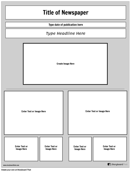 עמוד ראשון של עיתון