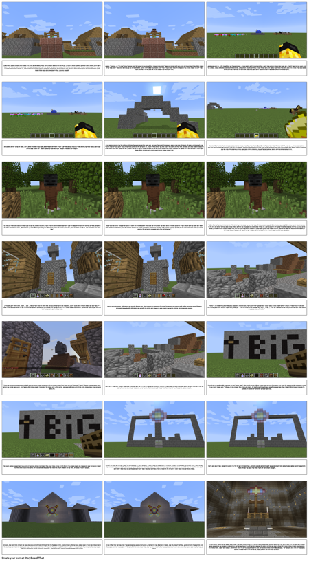 דוגמה לסטודנטים של Minecraft