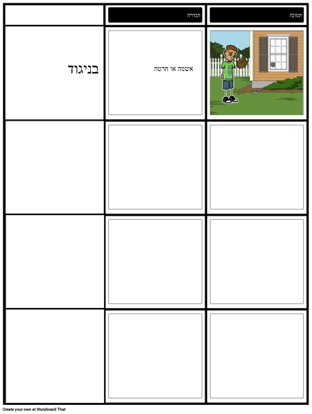 אוצר מילים פיגומים